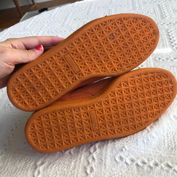 PUMA Suede Classic Mono Iced Russet Orange Men 6.5 / Women 8 EU 38.5 Sneakers - Picture 7 of 9